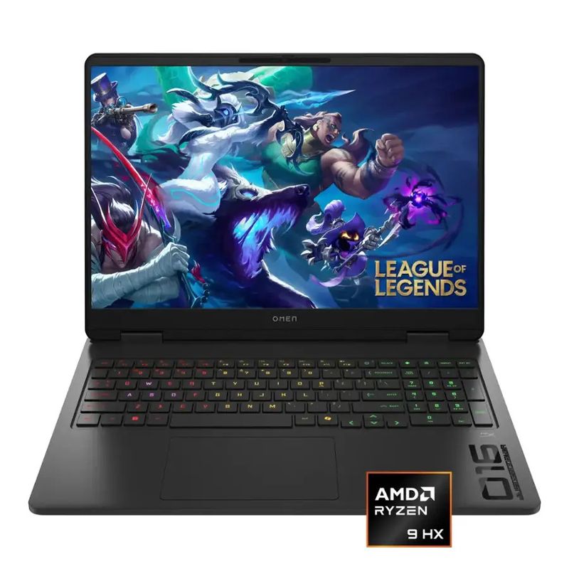 HP - Portátil HP OMEN 16 - RYZEN 9 8940HX - 32GB RAM - 1TB SSD - RTX 5060 6GB - 15.6" - FB3093DX -GAMER