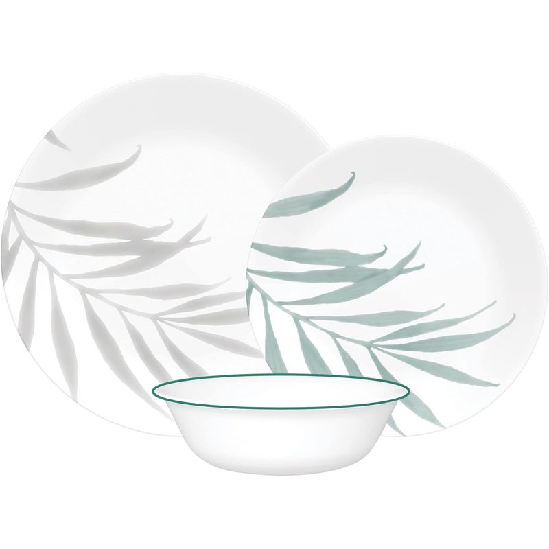 CORELLE - Vajilla Corelle Solar Print  Brillo y Color 12 Piezas