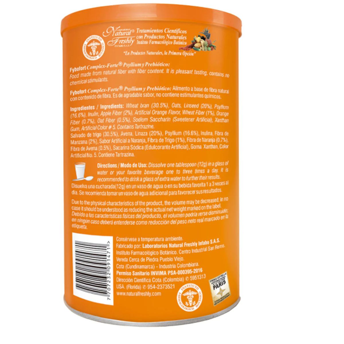 NATURAL FRESHLY - FYBOFORT COMPLEX FORTE FRESHLY X 400 GR.