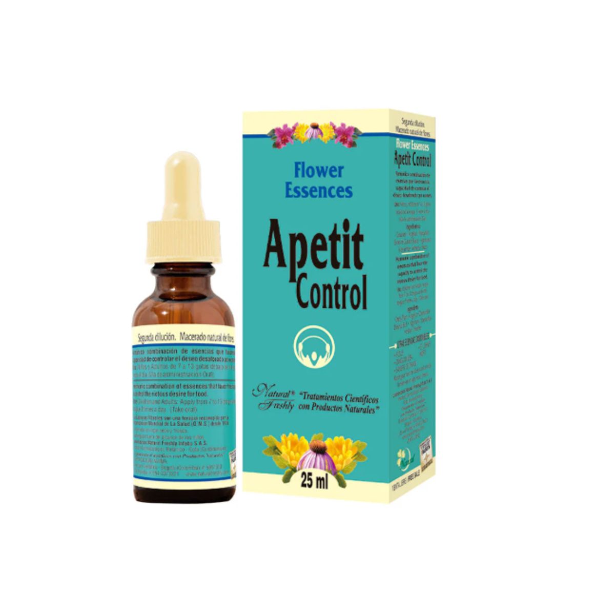 NATURAL FRESHLY - CONTROL APETITO / ESENCIA NATURAL X 25 ML.