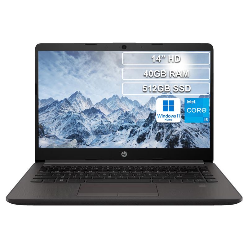 HP - Portátil HP 240R G9 Core i5 1335U 40GB 512GB HD Win 11 Home