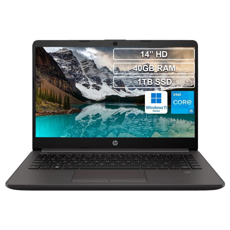 HP - Portátil HP 240R G9 Core i5 1335U 40GB 1TB HD 14 Win 11 Home