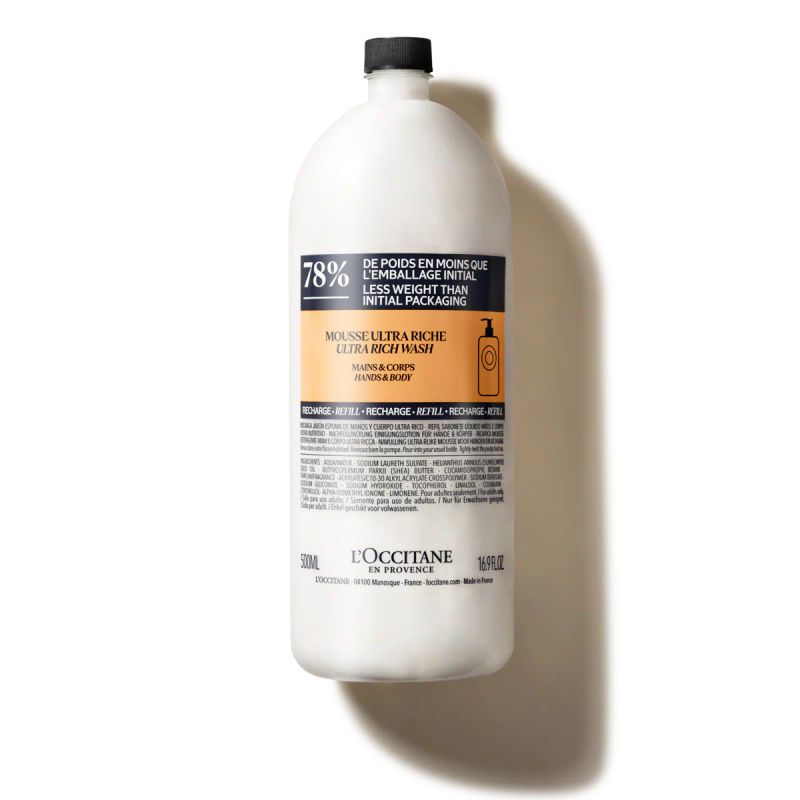 LOCCITANE - Eco Refill Jabón líquido manos y cuerpo Ultra Rico de Karité 500ml