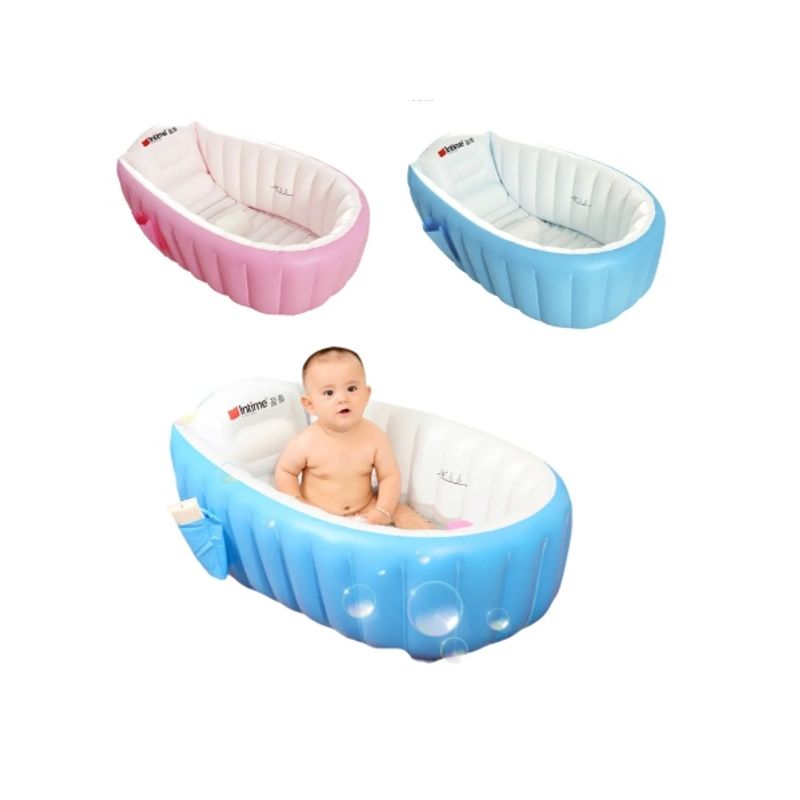 GENERICO - Piscina Bañera Tina Inflable Para Bebes 98x65x28cm