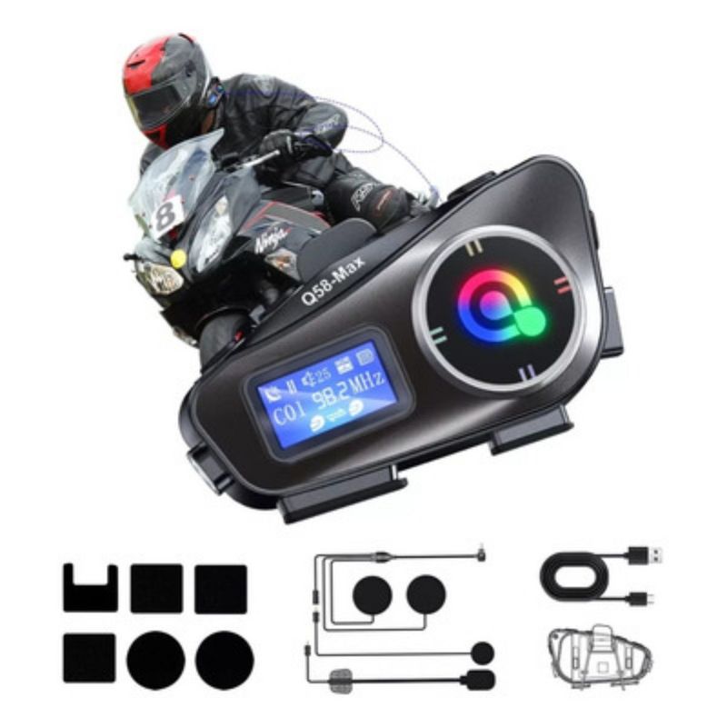 GENERICO - Intercomunicador para Casco Modelo Q58-MAX