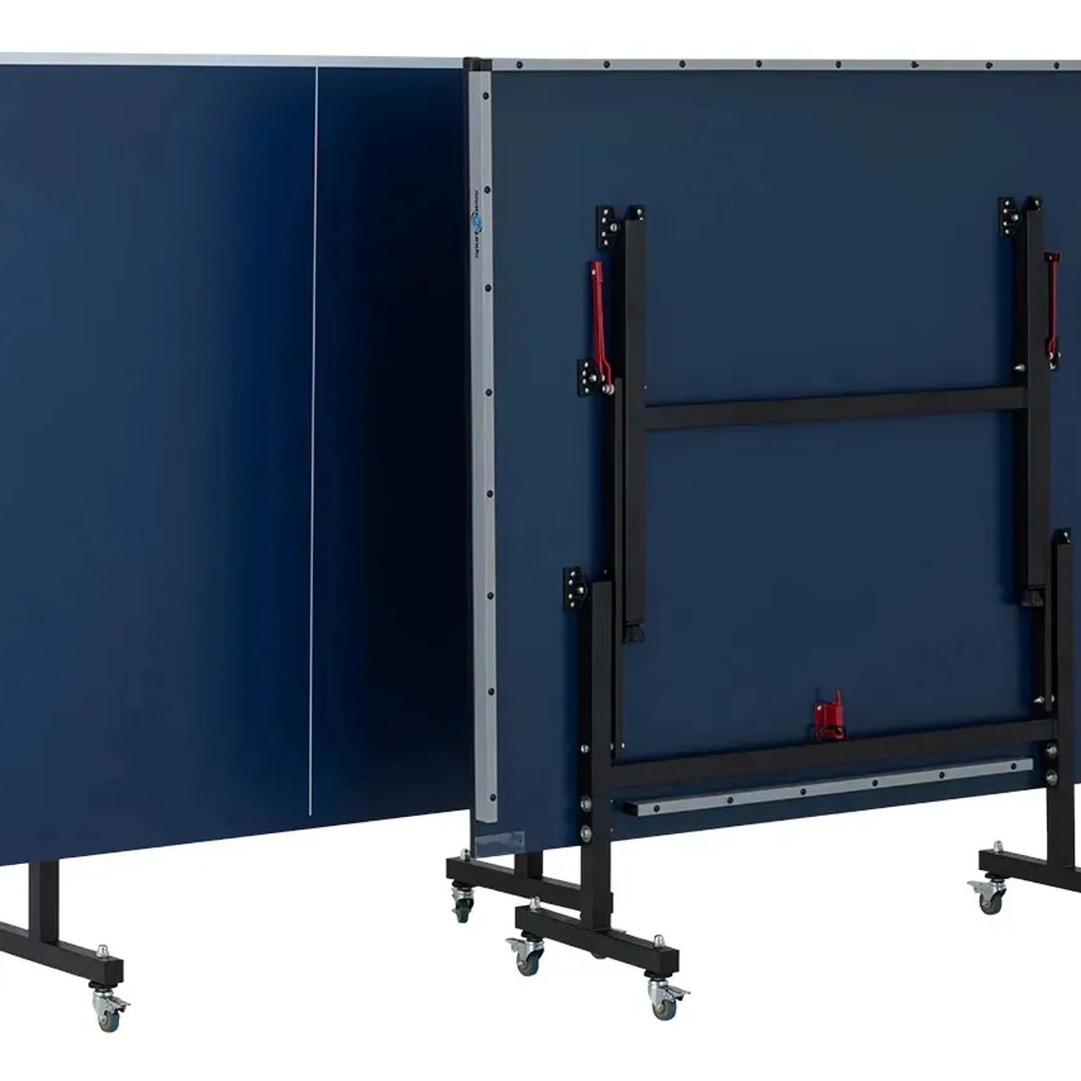 SPORT FITNESS - SPORTFITNESS  Mesa de Ping Pong Profesional Portátil con Ruedas 16mm de grosor Azul Plegable