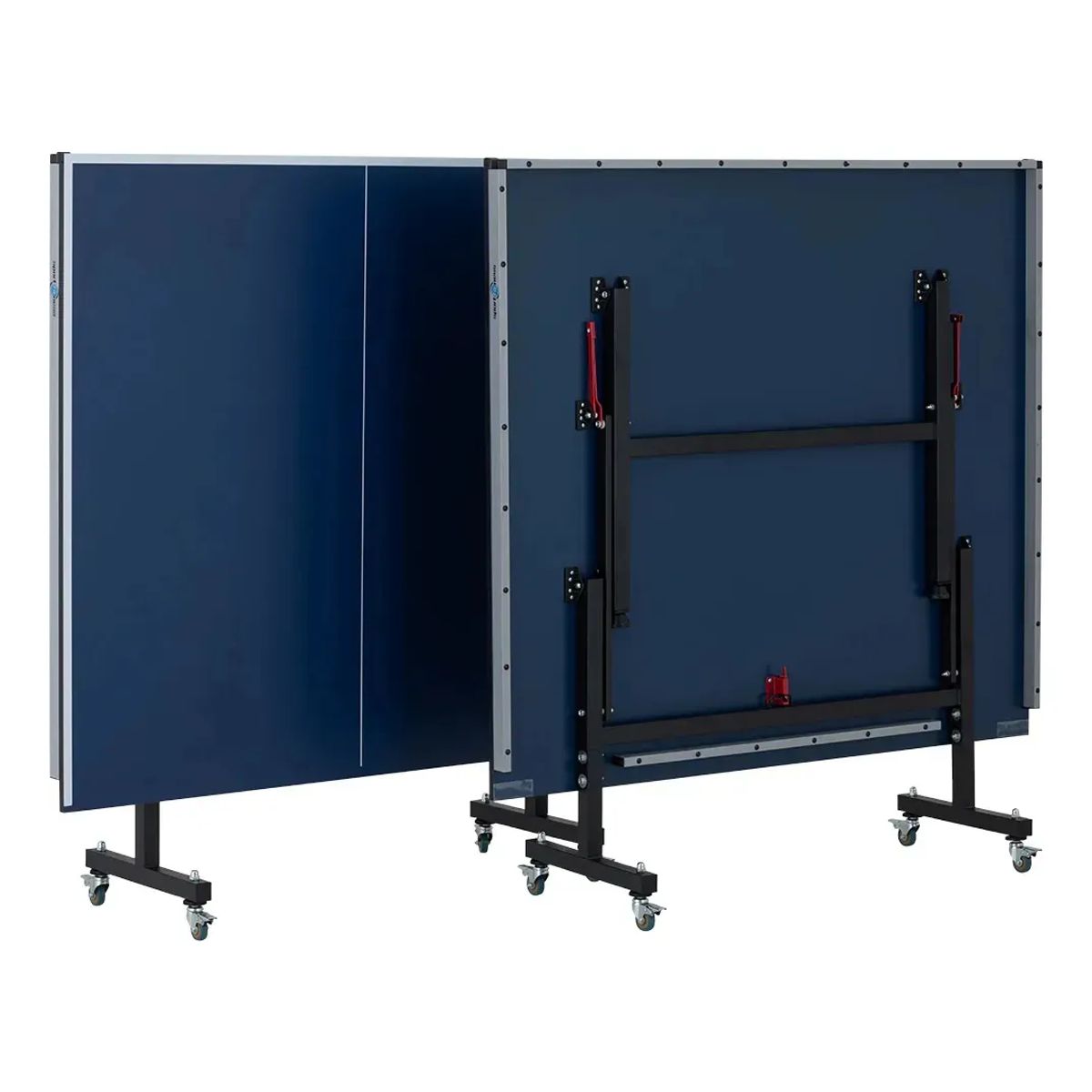 SPORT FITNESS - SPORTFITNESS  Mesa de Ping Pong Profesional Portátil con Ruedas 16mm de grosor Azul Plegable