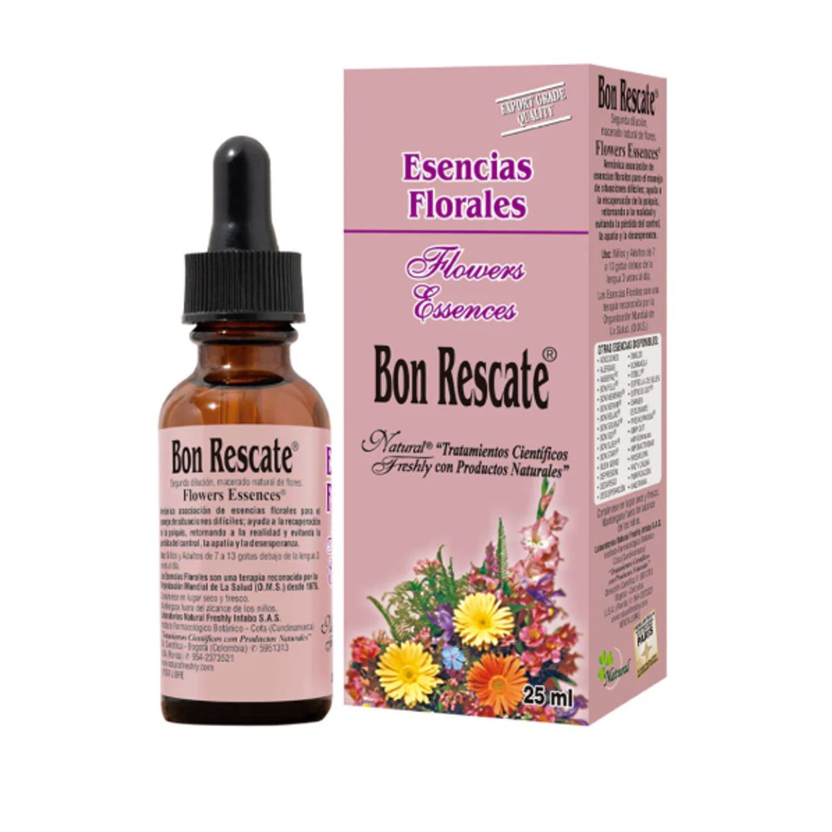 NATURAL FRESHLY - ALIMENTO CON MINERALES X 25 ML./ BON RESCATE - NATURAL FRESHLY