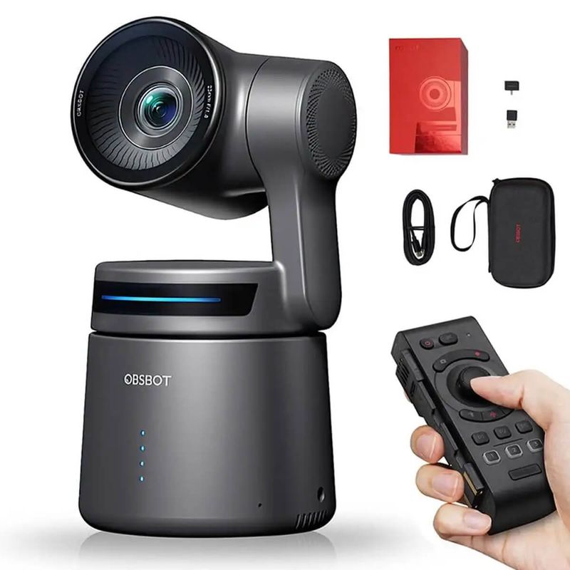 OBSBOT - Kit Webcam Obsbot Tail Air Con Control Remoto Ptz Ai Camara
