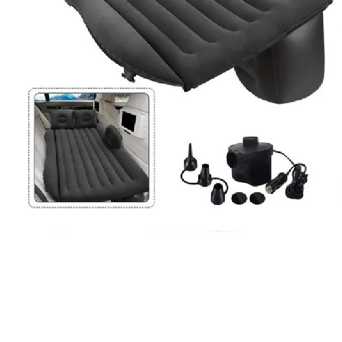SKY - Colchón Inflable Genérica Colchon Para El Auto Color Negro