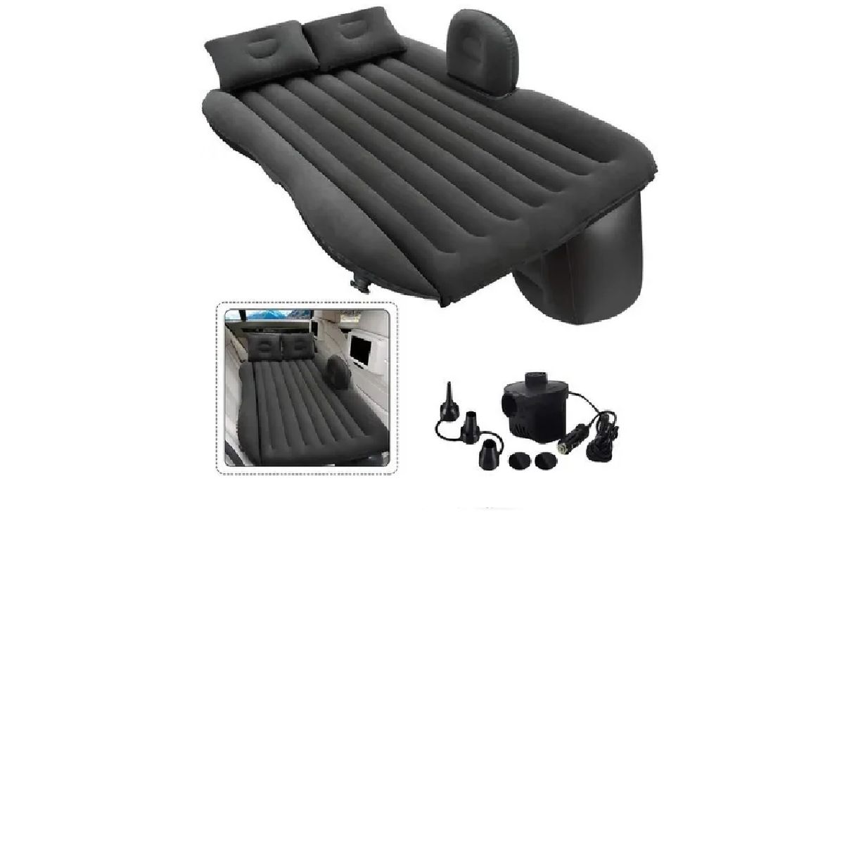 SKY - Colchón Inflable Genérica Colchon Para El Auto Color Negro