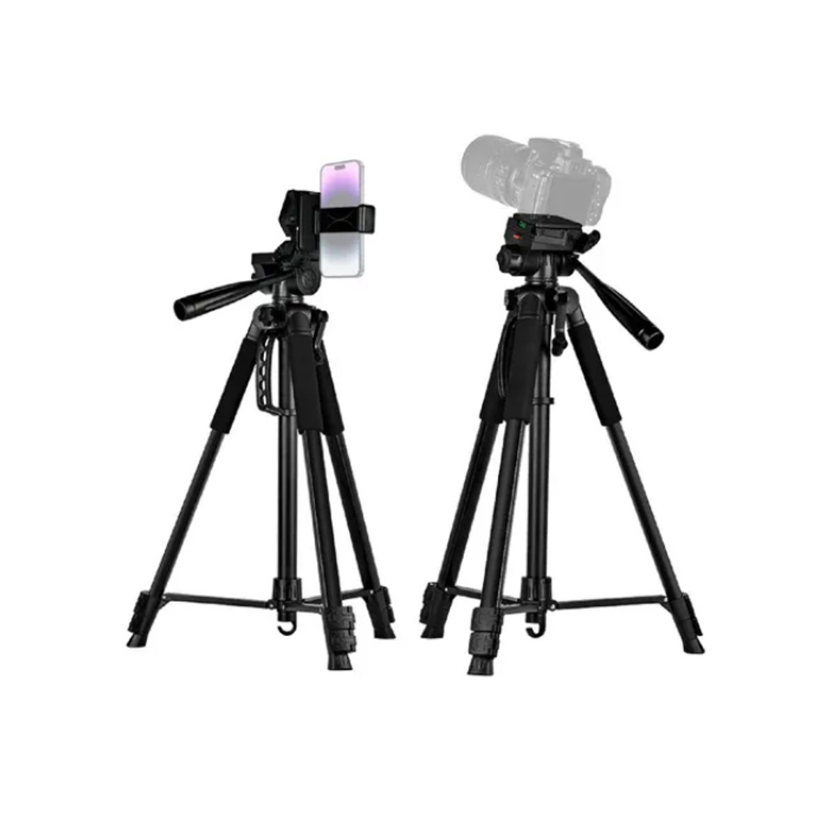 INNOVA - Trípode Profesional 170cm Doble Nivel Para Cámara Y Celular Giro 360°