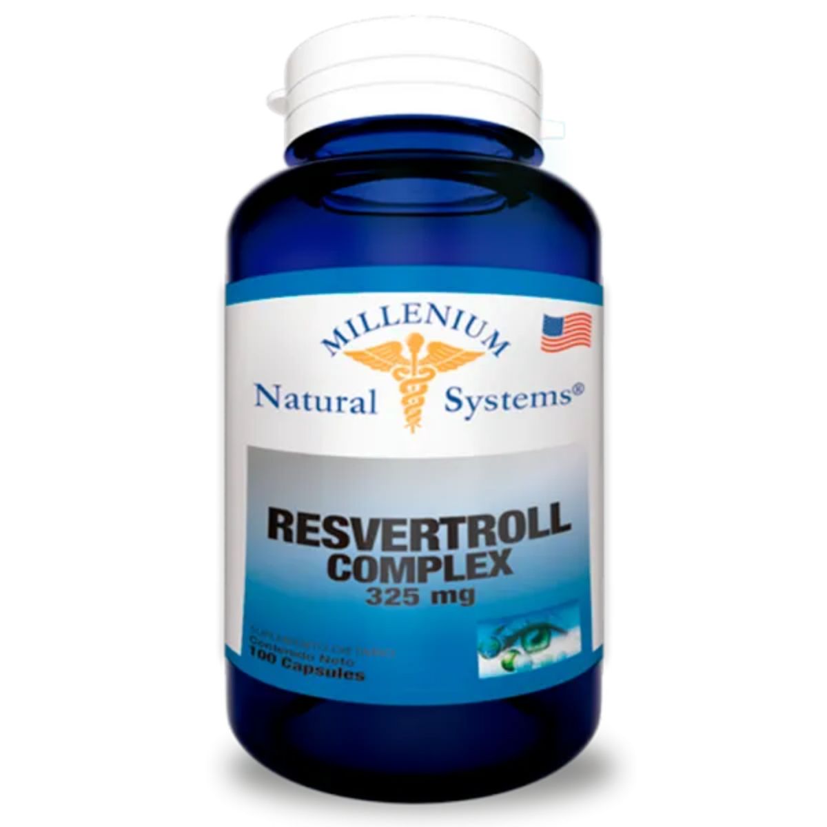 MILENIUM - Resveratrol complex x 100 capsulas  natural system