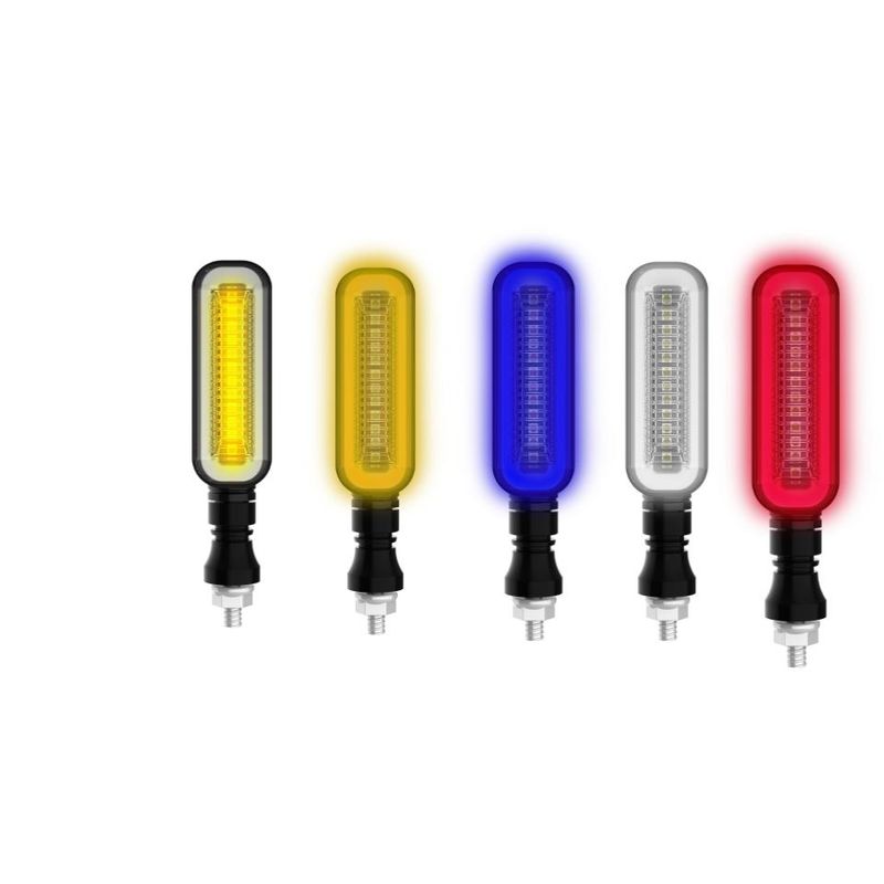 GENERICO - Direccional Glider Bicolor Secuencial Amarillo Stallion