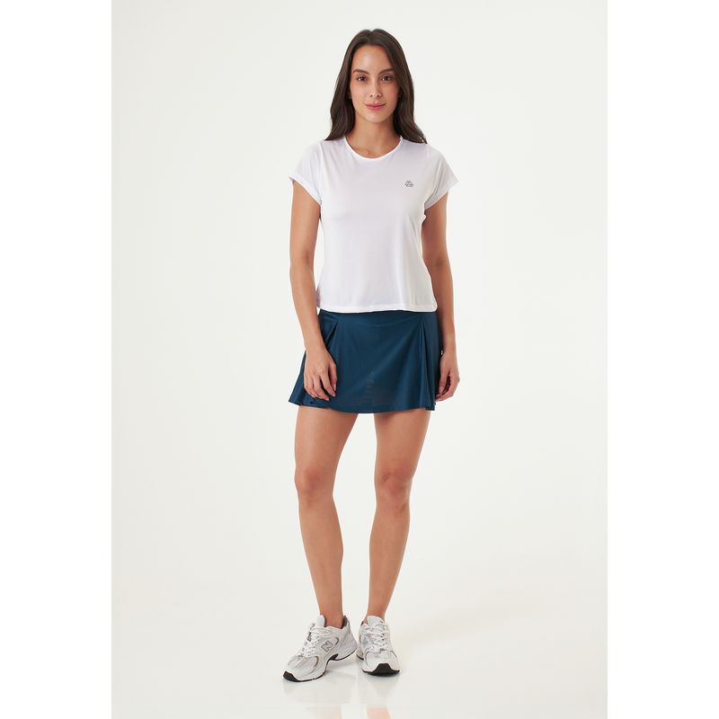 BELIFE - Falda deportiva azul para mujer