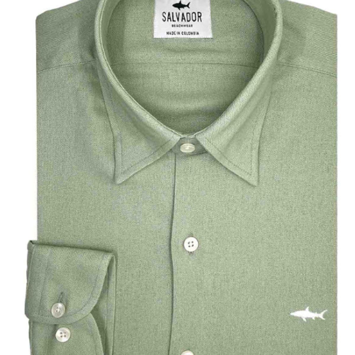 SALVADOR BEACHWEAR - CAMISA VERDE DUNNOS