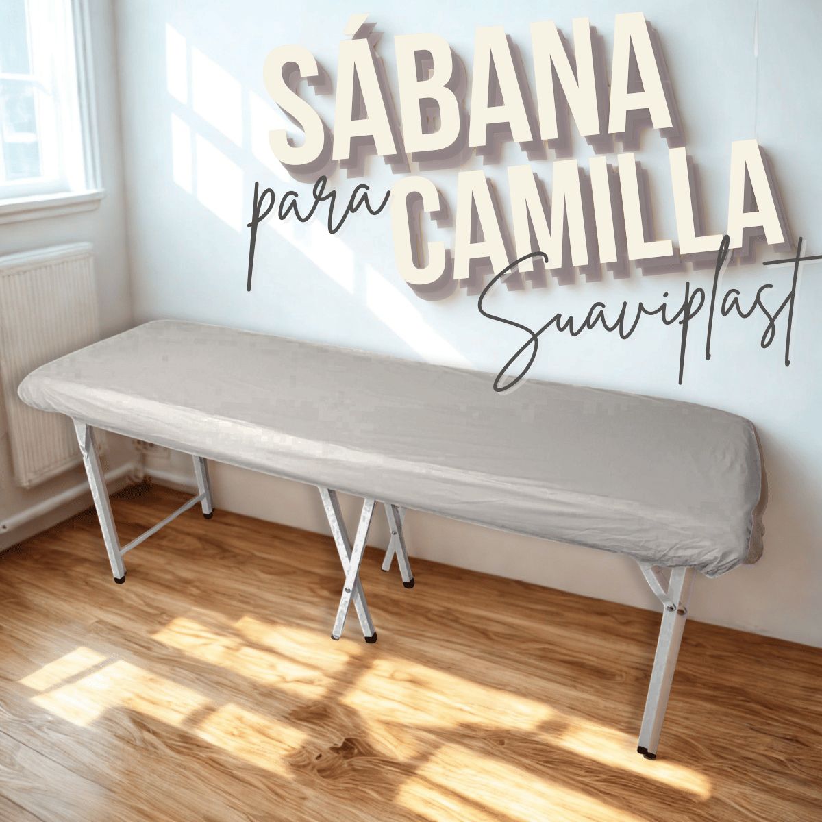 GENERICO - Sabana plástica anti fluidos para camilla estandar - lila