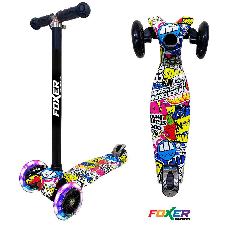 MULTIPLACE COLOMBIA - Monopatín scooter edicion especial foxer para niño modelo 2025