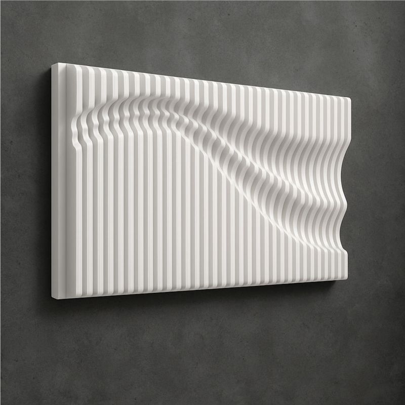 GENERICO - Cuadro Decorativo en Aglomerado Blanco