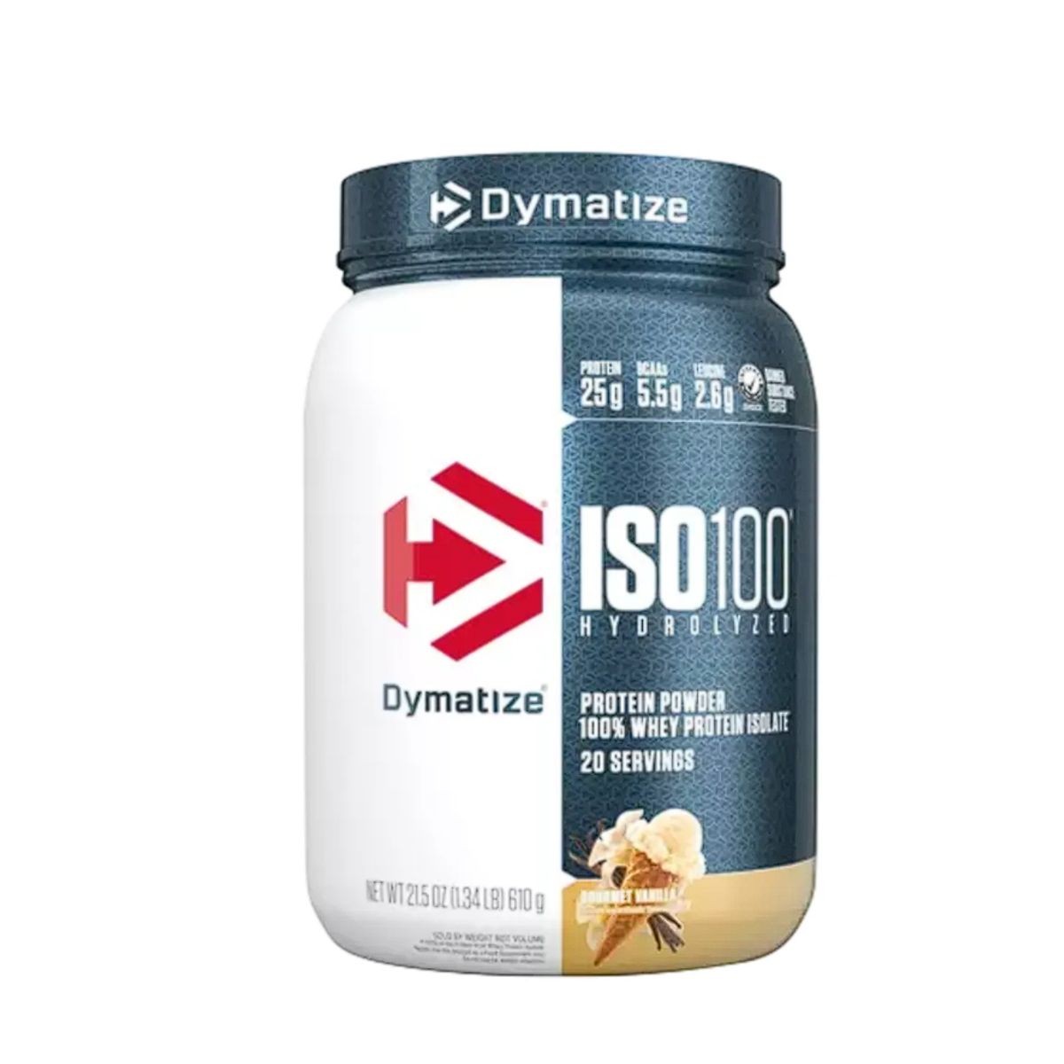 DYMATIZE - ISO100 Dymatize Vainilla 100% Hidrolizada  610g ENVIO RAPIDO