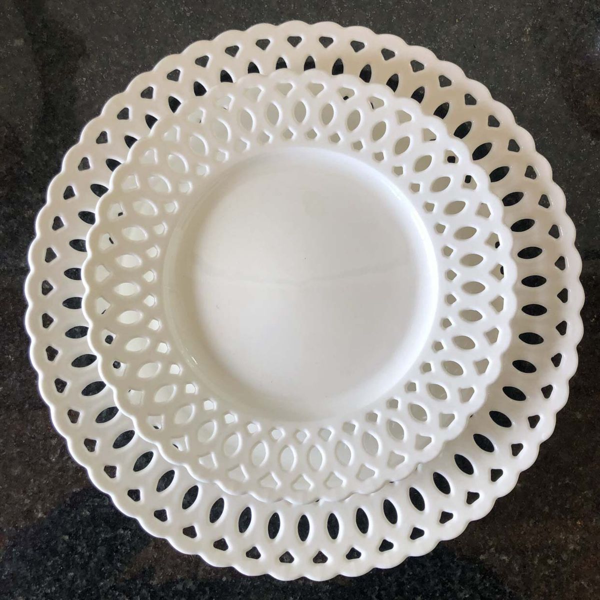 TIGRES DEL ASIA - PLATO LLANO CERAMICA ENCAJE