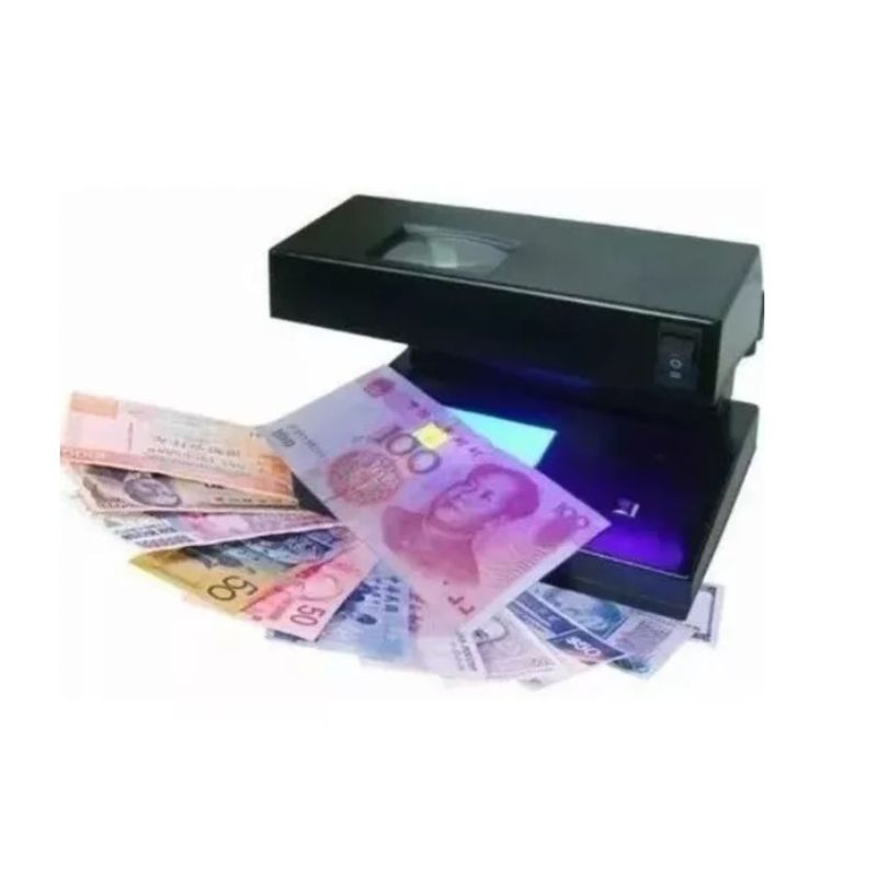 ZHOPI CO - Maquina Detector Probador Revisar Billetes Dinero Luz Uv