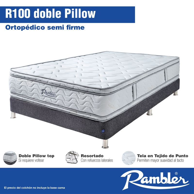 COLCHONES RAMBLER - Colchón R100 Doble Pillow 160X190