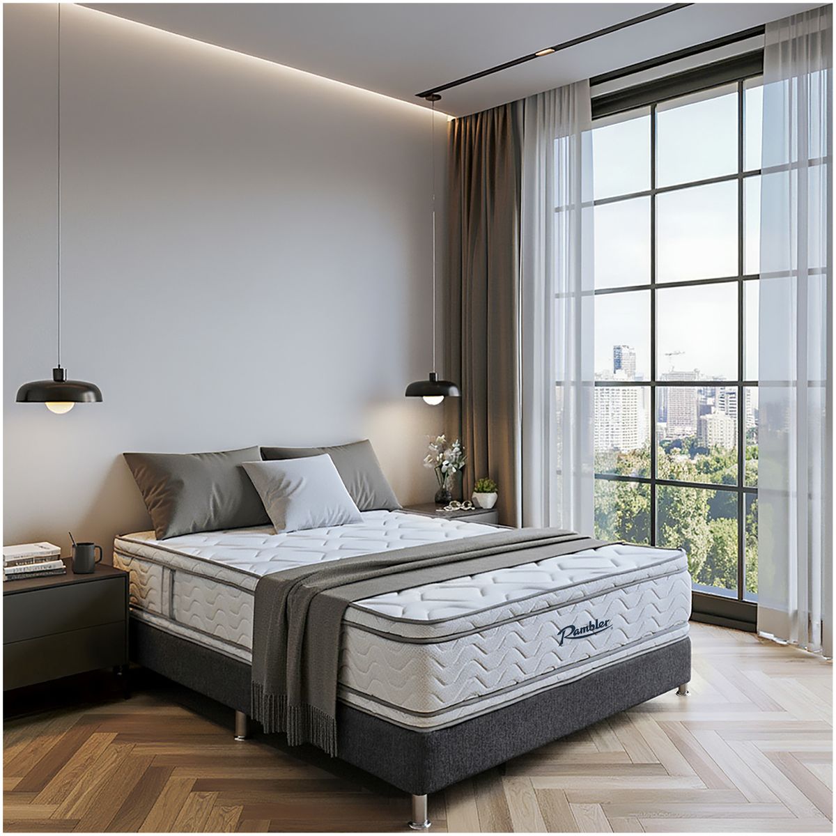 COLCHONES RAMBLER - Colchón R100 Doble Pillow 160X190