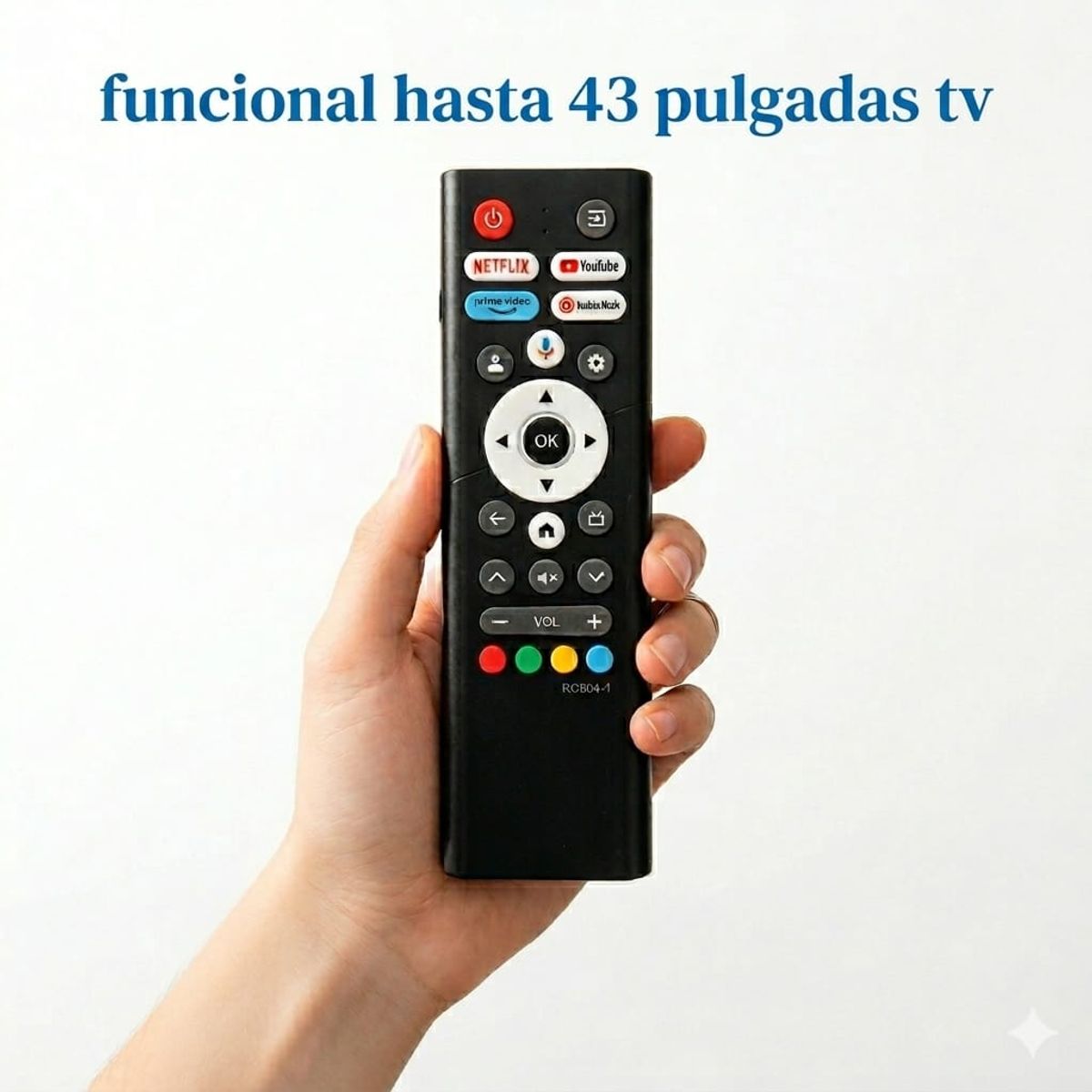 GENERICO - Control Remoto Tv Challenger Nuevos sin comando de Voz LED 43KG84