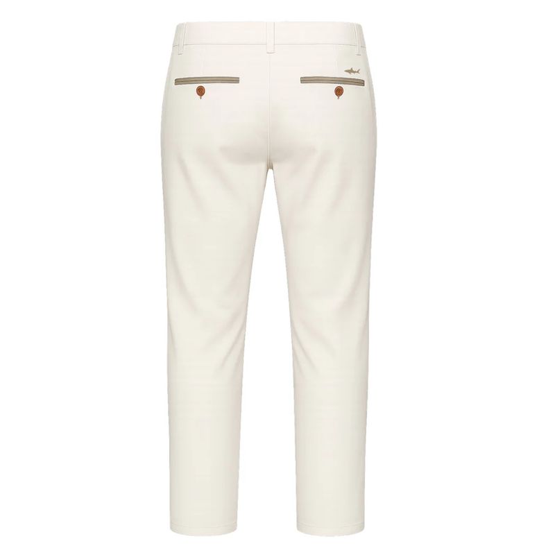 SALVADOR BEACHWEAR - PANTALON POCKET BLANCO