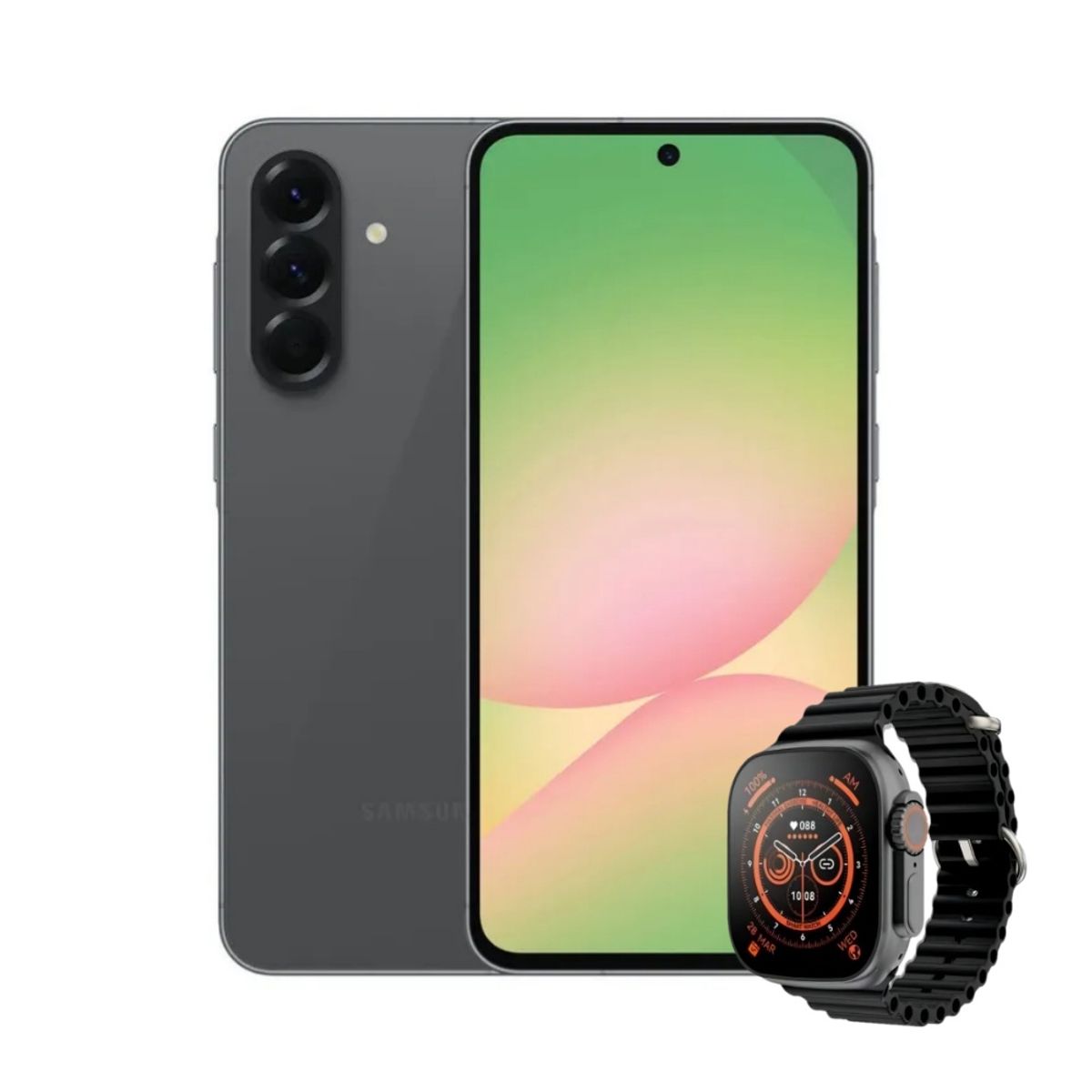 SAMSUNG - Celular Samsung Galaxy A56 256GB 12GB Ram 5G Negro + Smartwatch