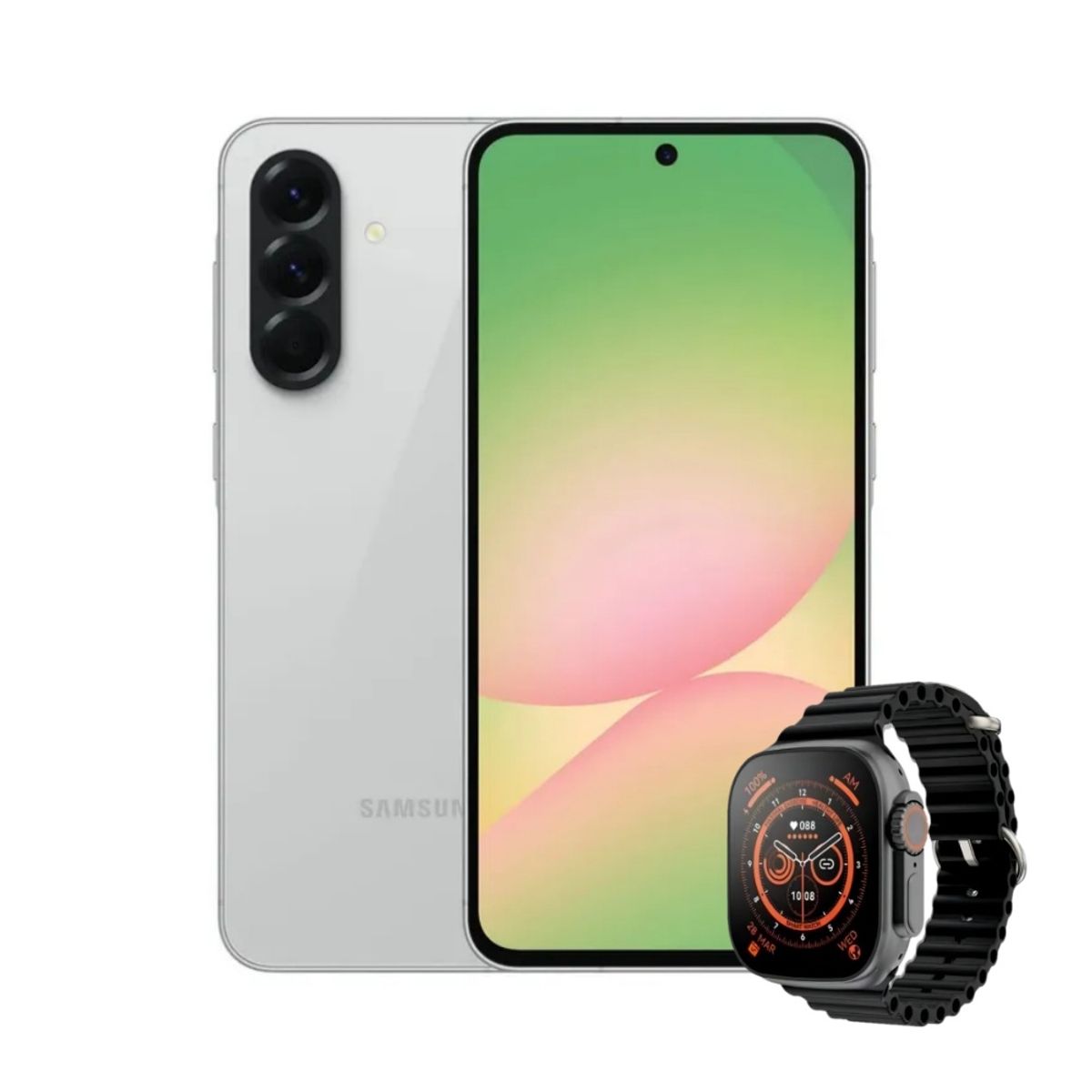 SAMSUNG - Celular Samsung Galaxy A56 256GB 12GB Ram 5G Blanco + Smartwatch