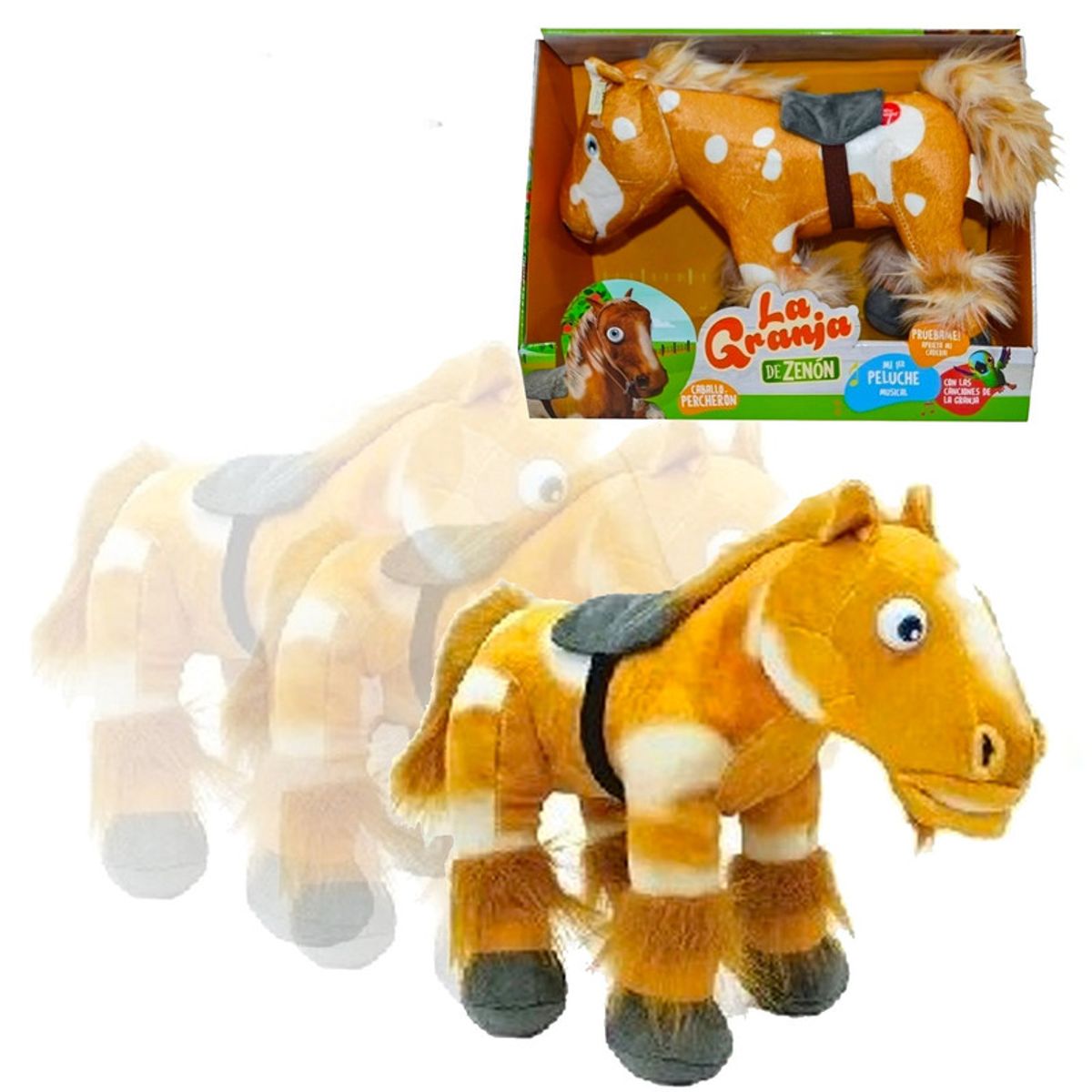 MULTIPLACE COLOMBIA - CABALLO PERCHERON DE LA GRANJA DEL ZENON CAMINA Y CANTA-