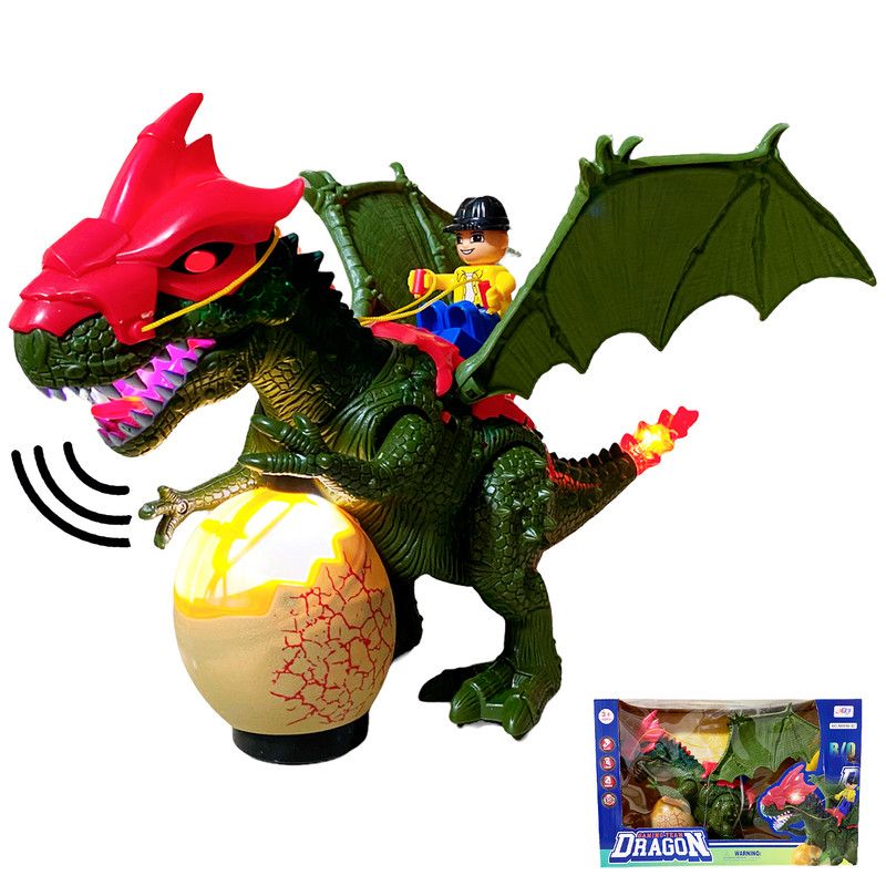 MULTIPLACE COLOMBIA - Dinosaurio robotico para niños con alas camina y canta