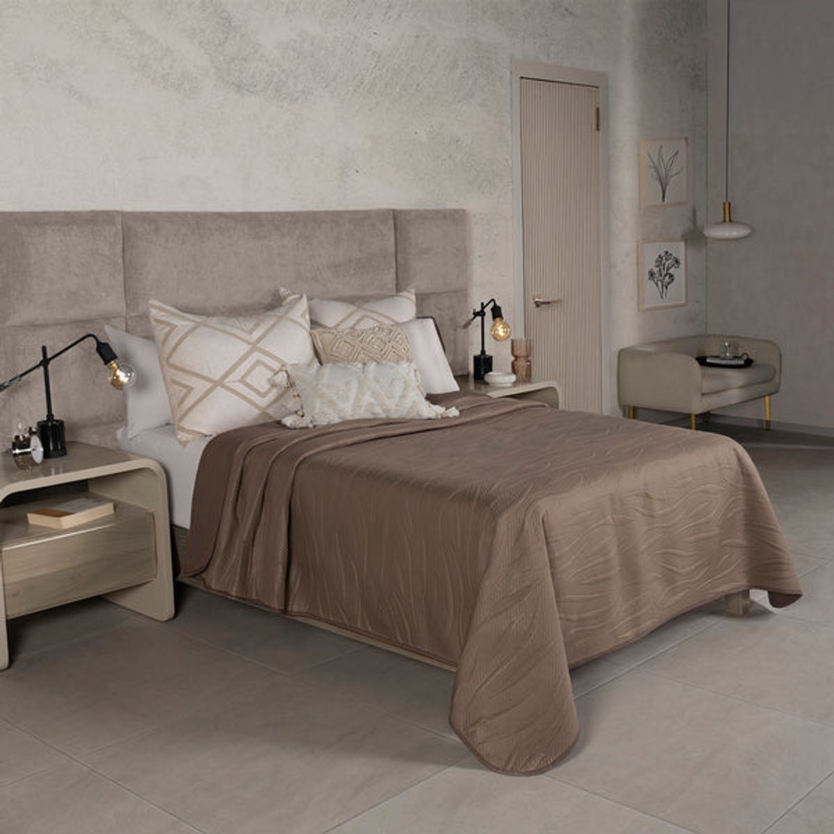 VIANNEY - Cubrelecho Novo Coffee Dos Vistas Vianney