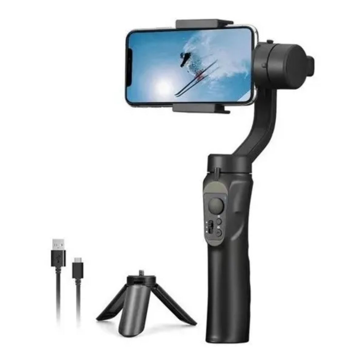 GENERICO - Estabilizador De Teléfono Celular Gimbal Antivibración 3 Ejes