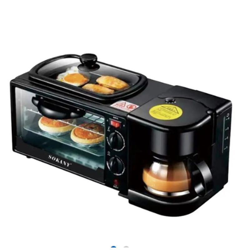 GENERICO - HORNO ELECTRICO SOKANY 3 EN 1