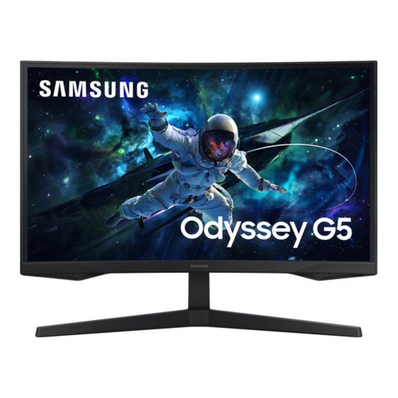 SAMSUNG - Samsung Odyssey G55C 27″ 1440p HDR 165 Hz S27CG552EN