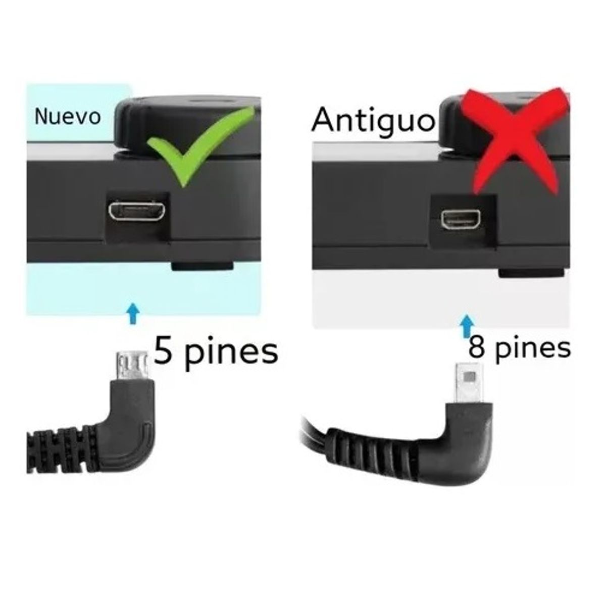 FREEDCONN - Cable Cargador Usb Freedconn T-com 5 pines