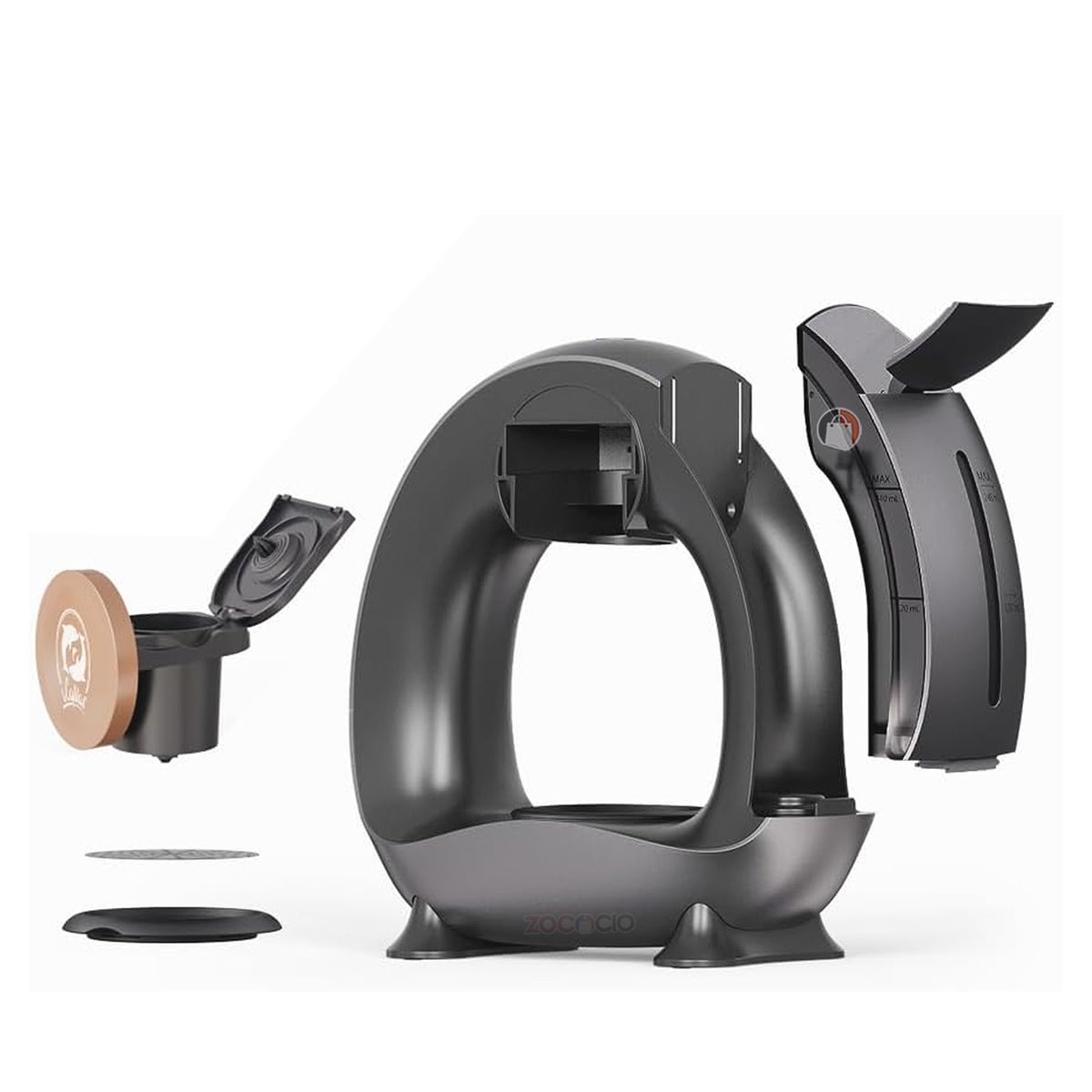 ZOCOCIO - Mini Cafetera Personal Goteo Automática Filtro Reutilizable
