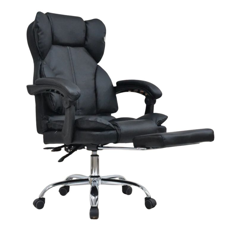 BONNO - Silla De Oficina Pste Delta Con Reposapiés Bonno Moderna Color Negro
