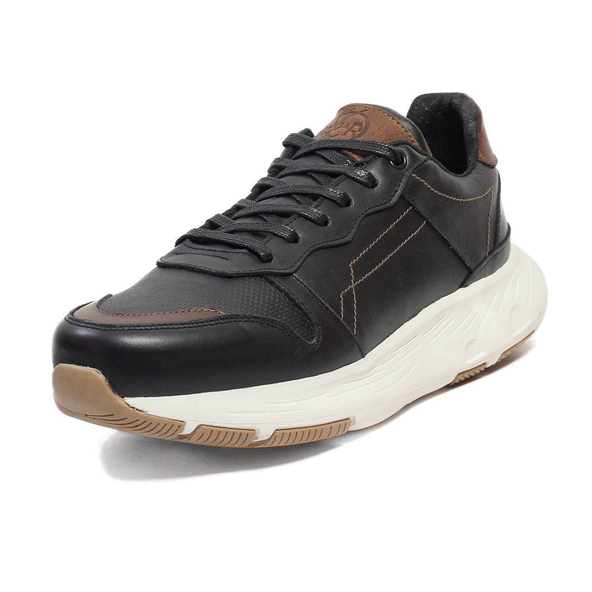 VILLABONR - Tenis Cuero Hombre Negro VillabonR VD-3034