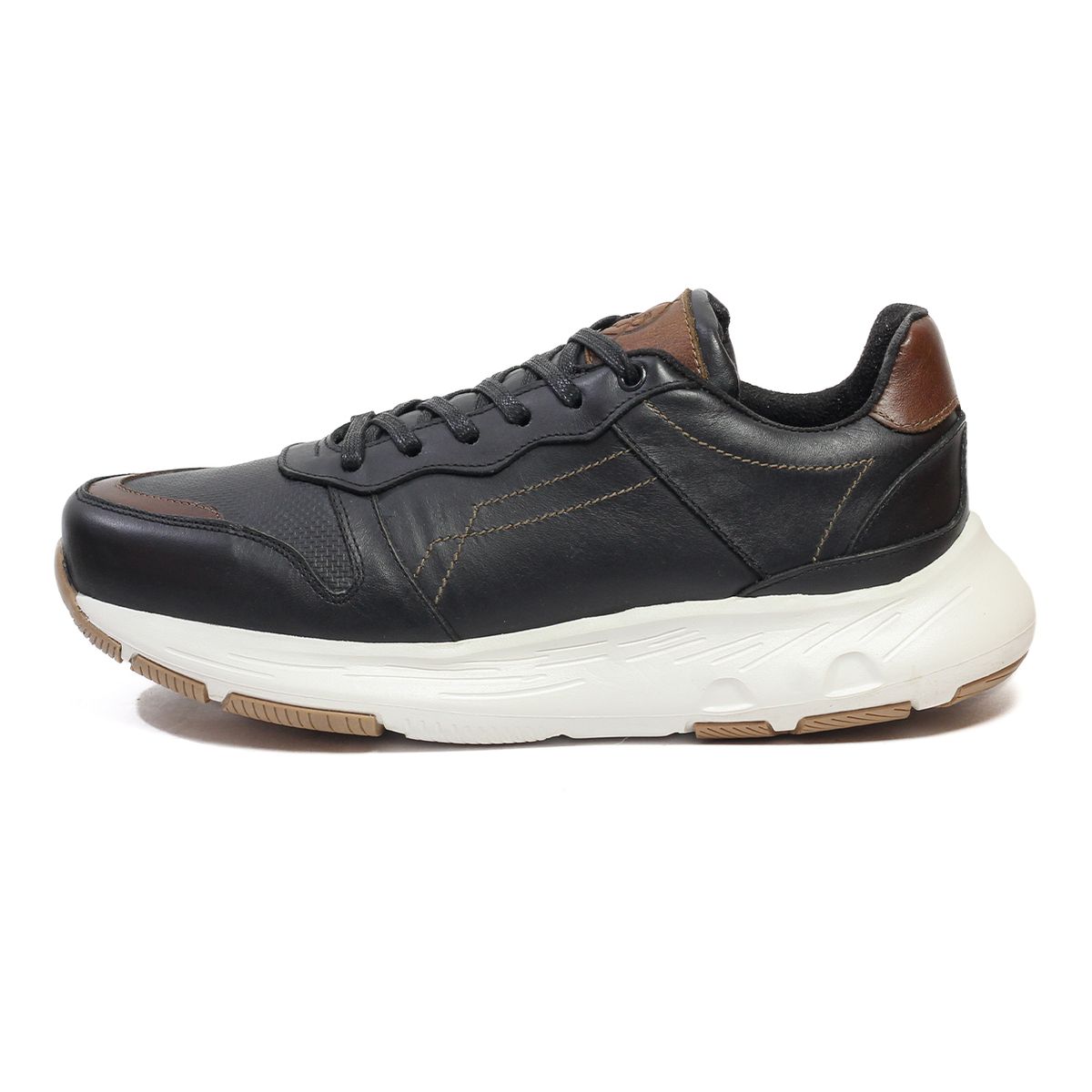 VILLABONR - Tenis Cuero Hombre Negro VillabonR VD-3034