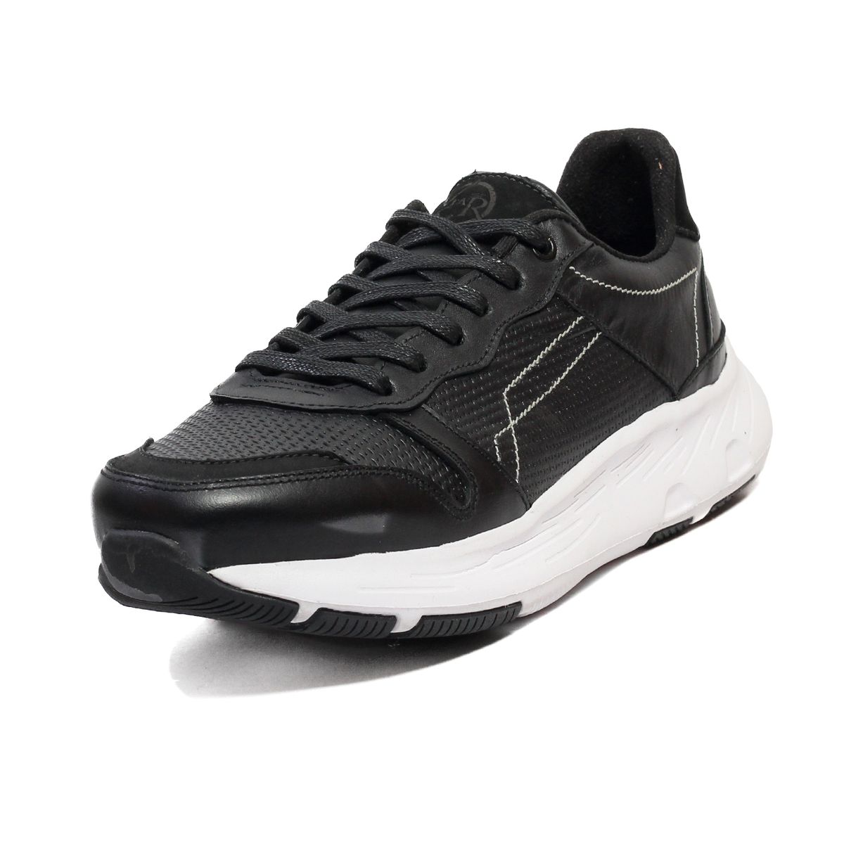 VILLABONR - Tenis Cuero Hombre Negro VillabonR VD-3035