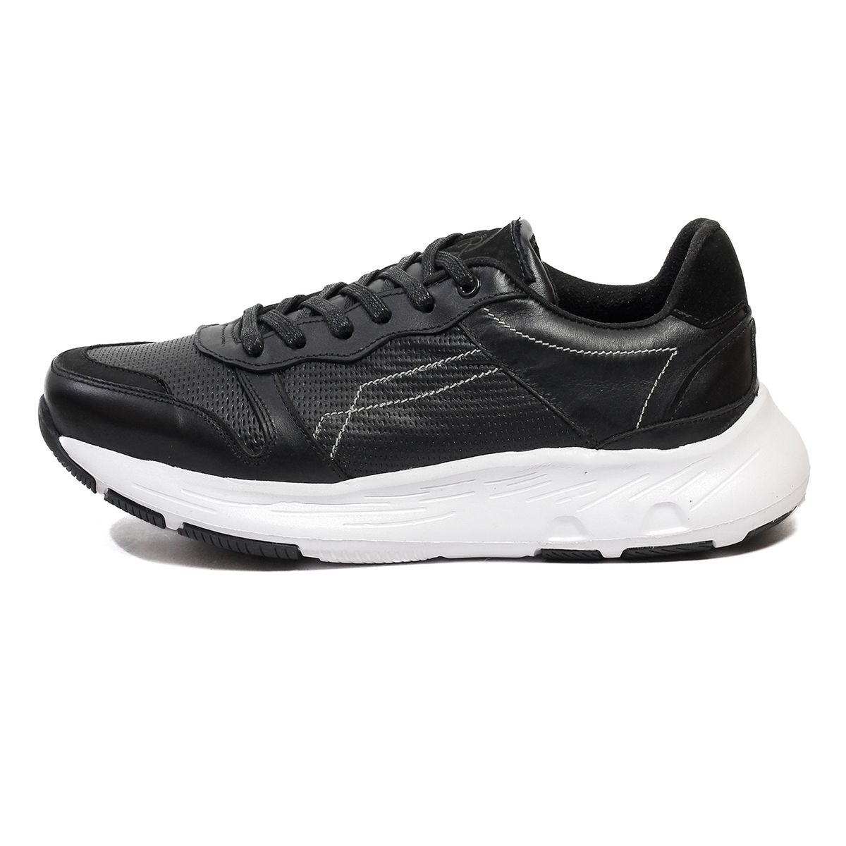 VILLABONR - Tenis Cuero Hombre Negro VillabonR VD-3035