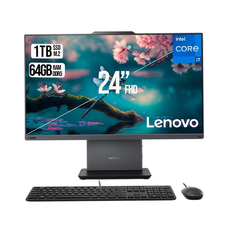 LENOVO - TODO EN UNO LENOVO NEO 50A INTEL CORE I7-13620H SSD 1TB RAM 64GB LED 24 FHD