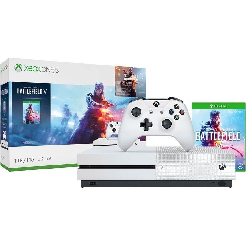 XBOX - Xbox One S 1TB + Battlefield V y Battlefield 1 Bundle