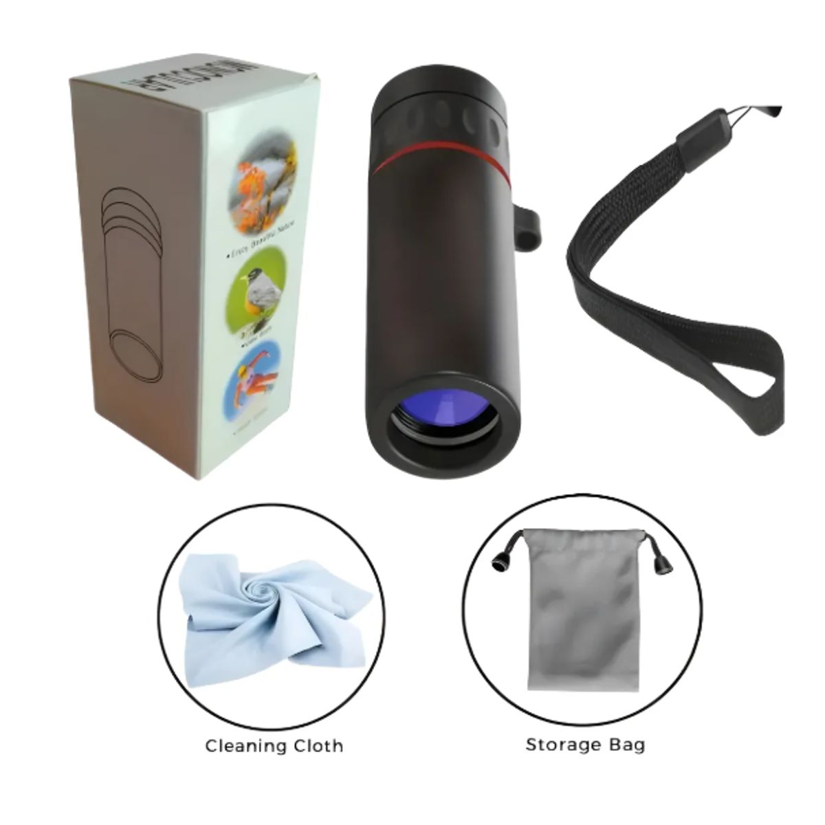 AMERICAN GENERICS - Telescopio Monocular 10x Portátil Ideal Para Viajesaventura