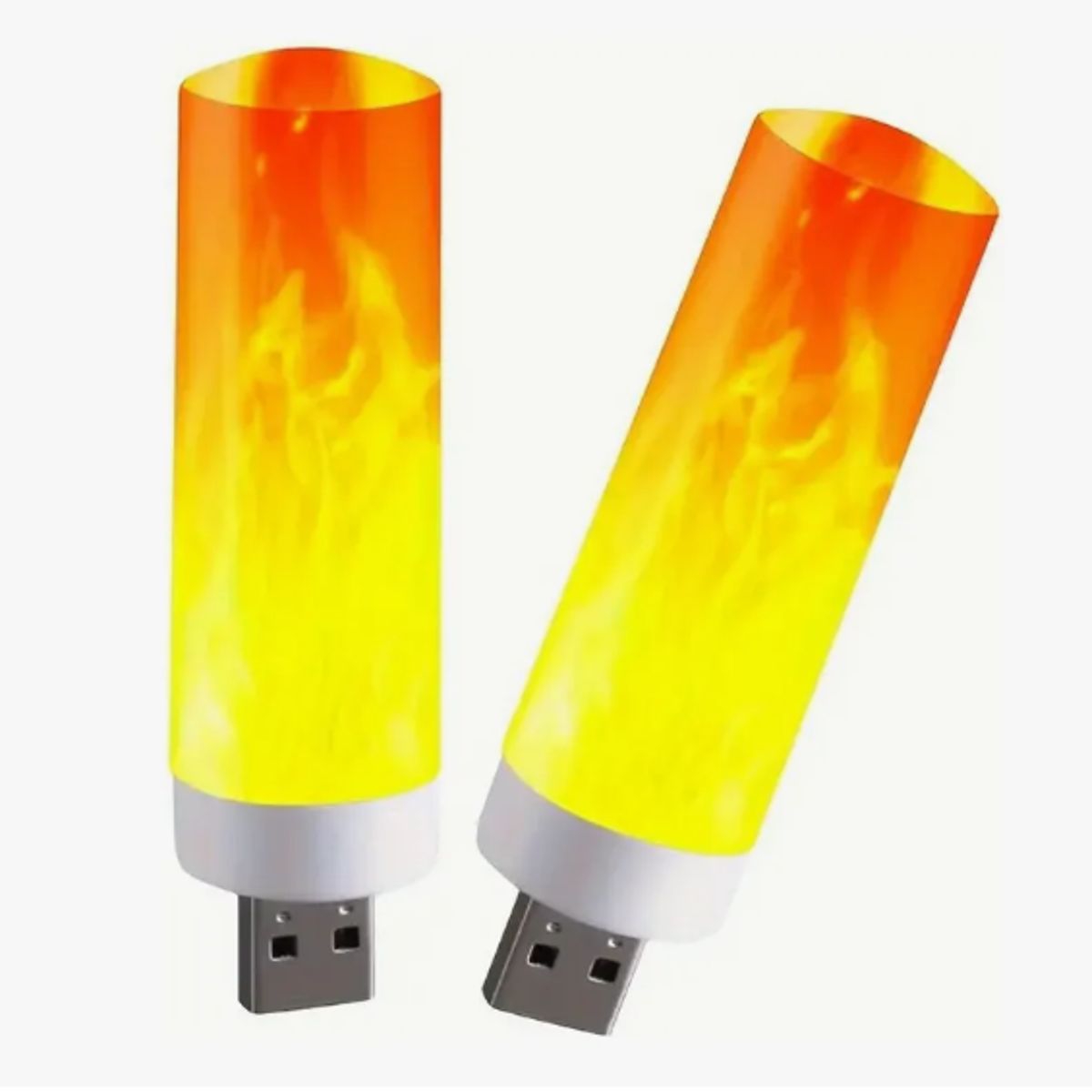 AMERICAN GENERICS - Luz De Llama Led Usb Portátil Sin Batería Efecto Atmosférico