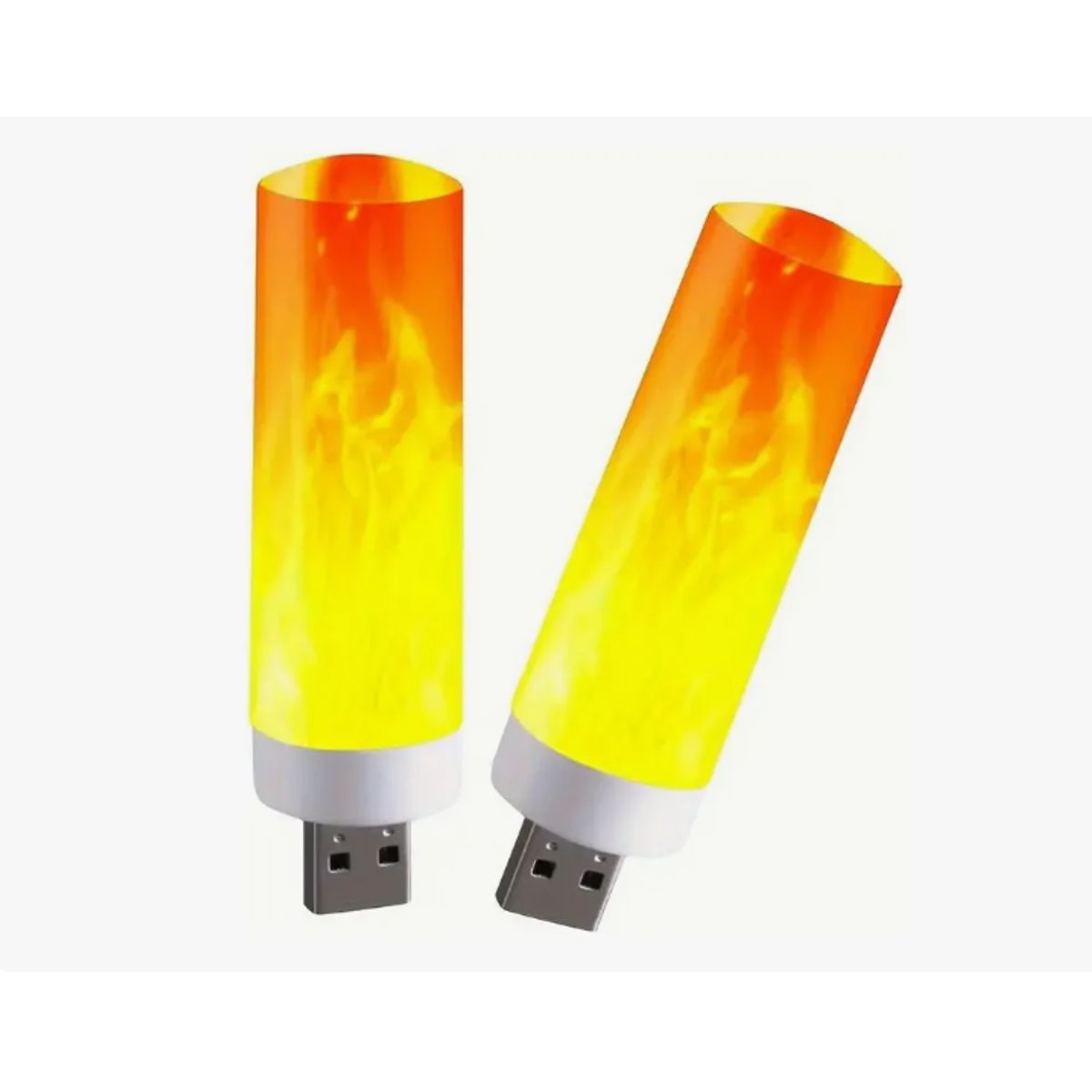 AMERICAN GENERICS - Luz De Llama Led Usb Portátil Sin Batería Efecto Atmosférico